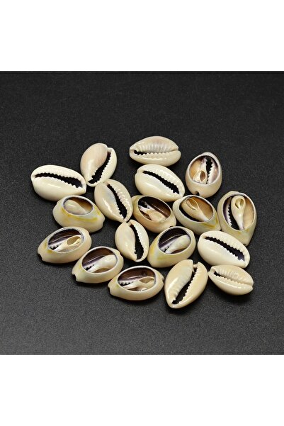 Choice 50 قطعة من خرز صدفة الكاوري الطبيعية بدون ثقوب بلون ذهبي باهت 17~20×10...