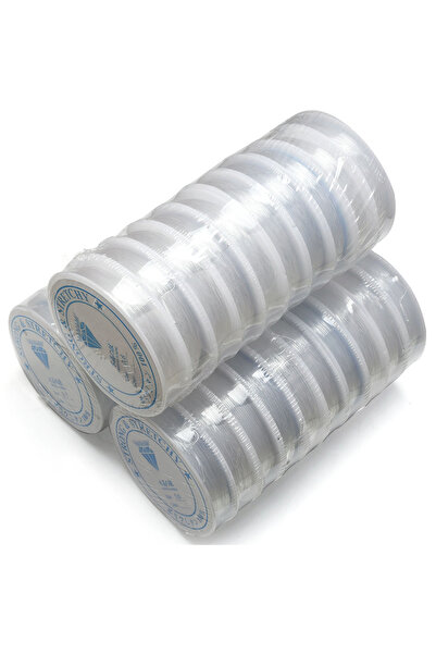 Choice 0.5 مم (13 مترًا) × 10 لفات 10 لفات من الخيوط المرنة للأساور خيط سوار ...