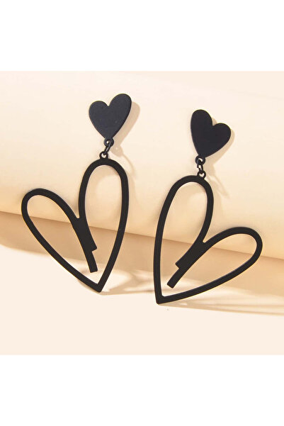 Choice زوج من أقراط الأذن الجديدة المجوفة المبتكرة والعصرية بتصميم الحب متعدد...