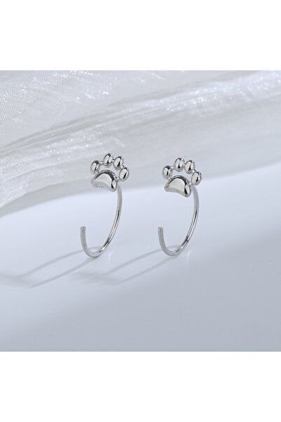 Choice AED77-3 أقراط أذن أنيقة بسيطة على شكل قطة لطيفة مجوفة للنساء والفتيات ...