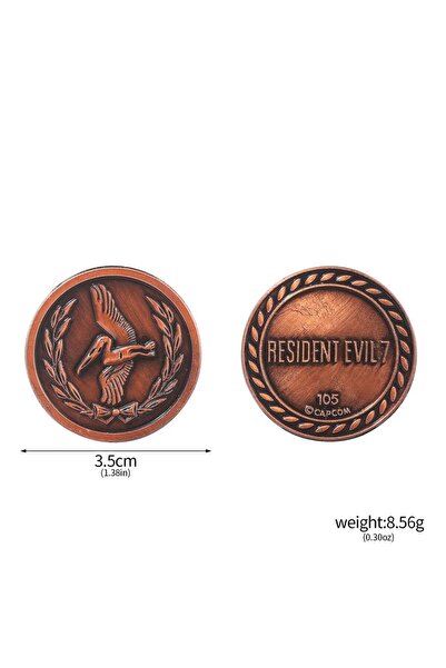 Miniso K00885 لعبة Resident Evil Raccoon City شارة سلسلة مفاتيح بروش نجوم 196...