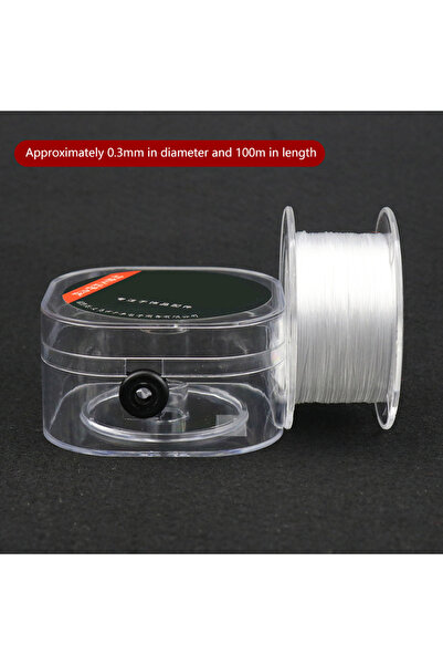 Choice حبل خرز كريستالي مرن قوي بطول 0.3 مم، 100/80/75 متر، للأساور والقلادات...