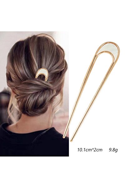 Choice UWG Fashion Hair Accessories Metal U Shape Hair Stick For Women Silver...