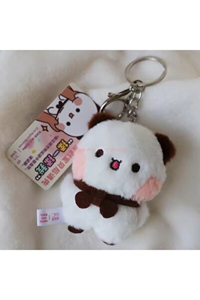 Choice سلسلة مفاتيح Yier 1/2 قطعة جديدة من دمى الباندا بوبو و Yier القطيفة على شكل سلسلة مفاتيح لطيفة على شكل دب باندا كرتوني K