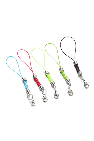 Choice 20 قطعة من الروديوم المختلط 10/20 قطعة من حبل سلسلة المفاتيح مع مشبك ج...