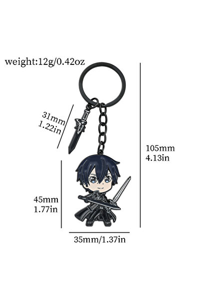 Choice كيريجايا كازوتو أنيمي السيف الفن على الانترنت ميدالية مفاتيح معدنية Asuna Krito كيريجايا كازوتو مفتاح سلسلة للظهر