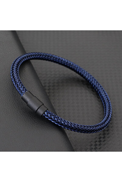 Choice سوار جديد من الفولاذ المقاوم للصدأ عالي الجودة باللون الأزرق البحري مق...