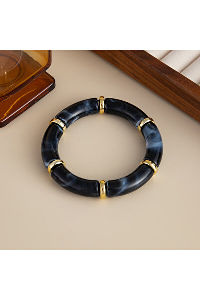 Choice Style 1 KunJoe 10 Colors Vintage Stackable Leopard Resin Acrylic Brace...