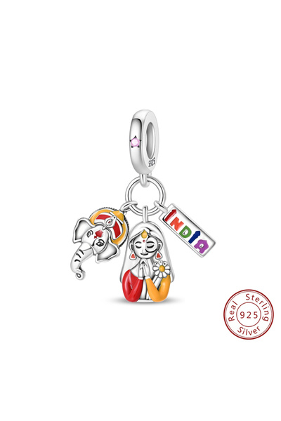 Choice PAC2002 خرزات جديدة من الفضة الإسترلينية عيار 925 على شكل برج إيفل، هد...