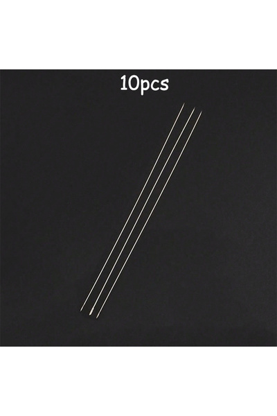 Choice 10 قطع من إبر خرز من الفولاذ المقاوم للصدأ فائقة الطول 12 سم أدوات سهل...