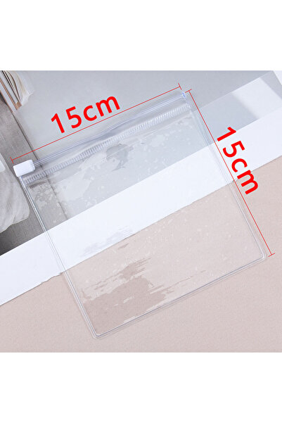 Choice 10pcs 15x15cm 10Pcs Thicken Zipper Bag Transparent Plastic Bag Anti Ox...