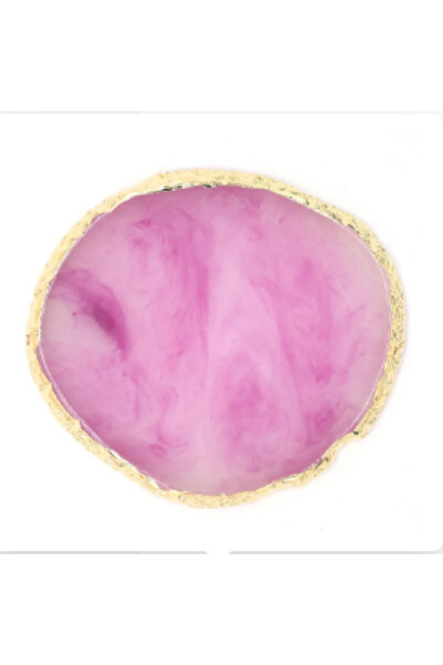 Choice لوحة فنية للأظافر من حجر العقيق الراتنجي الدائري الأرجواني الداكن، قطع...