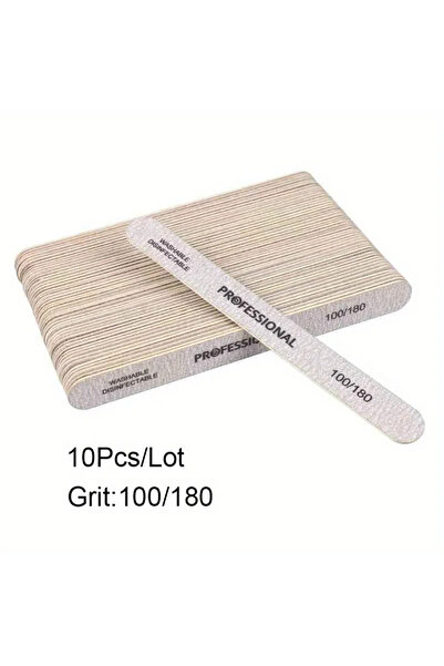 Choice 100 180 10 قطع 10/25/50 قطعة مبرد أظافر 100/180/240 كتلة صقل خشبية باديكير مانيكير جل الأشعة فوق البنفسجية
