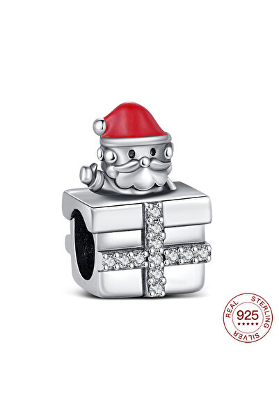 Choice NBC0195 سوار أصلي من الفضة الإسترلينية عيار 925 على شكل جرس حلوى سانتا...