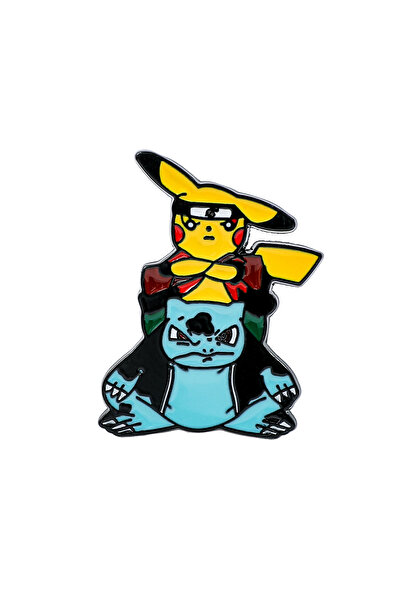 Miniso Pokemon Brooch Pokemon Anime Enamel Lapel Pin - Japanese Cartoon Collectible Badge Cute Design Ideal