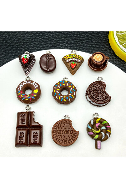 Choice SN1472-10 قطع 10 قطعة/مجموعة قلادات جديدة شائعة على شكل حبوب قهوة واقع...