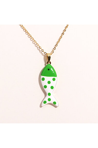 Choice 11 Waterproof Cute Colorful Enamel Fish Pendant Necklaces For Women Gi...
