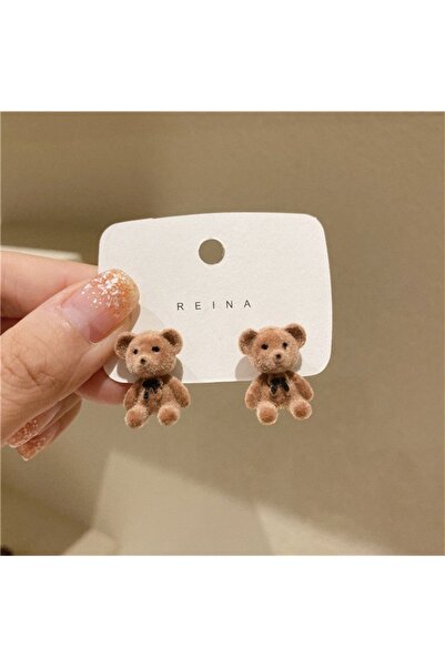 Choice أقراط على شكل دب تيدي لطيف للبنات من B-1، أقراط على شكل أرنب، هدية لحف...