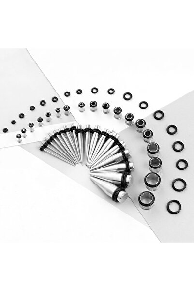 Choice 36 قطعة من مقاييس الأذن المصنوعة من الفولاذ المقاوم للصدأ 316L - سدادا...