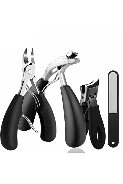 Choice1 4 قطع مقص أظافر احترافي، تصحيح الأظافر السميكة، مقص أظافر الظفر الناش...