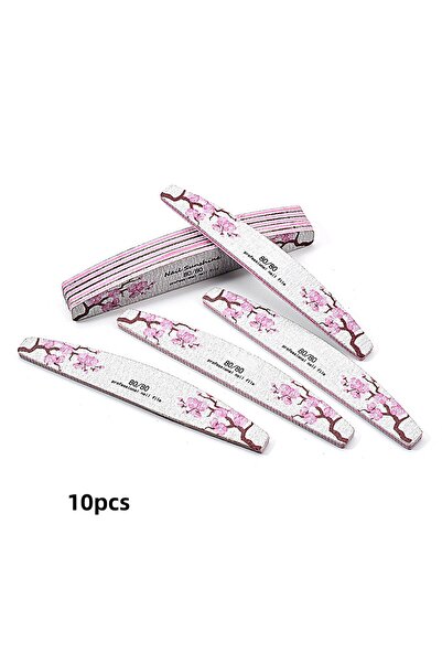 Choice 10 قطع Girt80 10 قطع مبرد أظافر ثنائي الجانب، تصميم فني على الطراز الو...