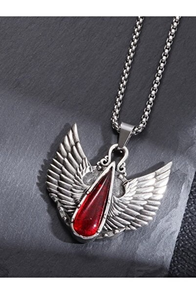 Choice AL19985- قلادة من الفولاذ المقاوم للصدأ مصنوعة من الفضة الإسترليني على...