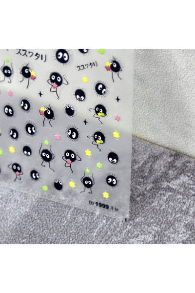 Choice قطعة واحدة من ملصق أظافر شخصية ريد كليف اللطيفة من الرسوم المتحركة الك...