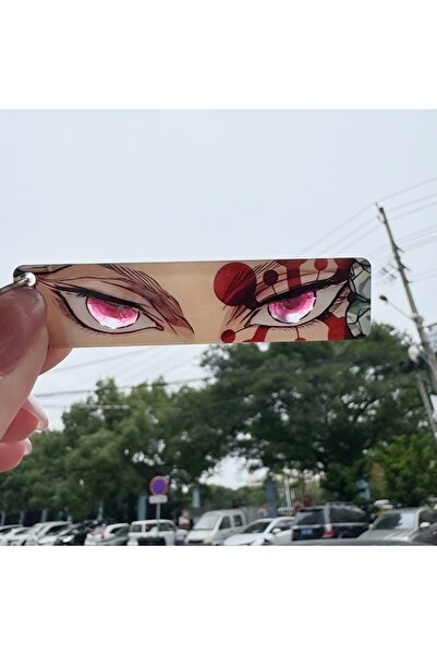 Miniso K-demon-17 Anime Demon Slayer Double Sided Keychain Rengoku Kyoujurou Kimetsu No Yaiba Shining Eyes