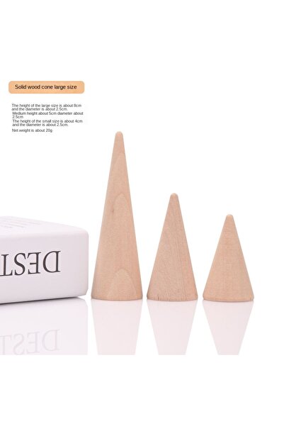 Choice حامل خواتم مخروطي من الخشب الصلب باللون الأحمر، خاتم زفاف، لوحة عرض لتخزين الخواتم، نافذة عرض المجوهرات، احترافي