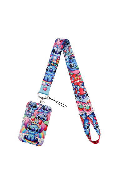 Choice black Cartoon Figures Neck Straps Lanyard Car Keychain ID Card Pass Gy...