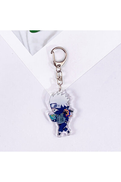 Miniso سلسلة مفاتيح سيارة لطيفة من الأكريليك بتصميم شخصية أنمي ناروتو أوتشيها...