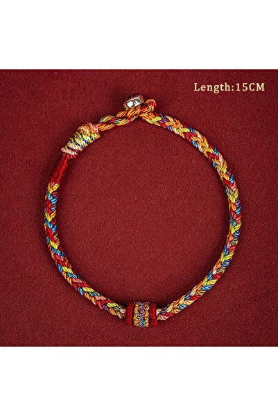 Choice A2 14CM Hand-woven Tibetan Bracelet Colorful Thread Good Lucky Charm Rope Bracelet Bangles For Women