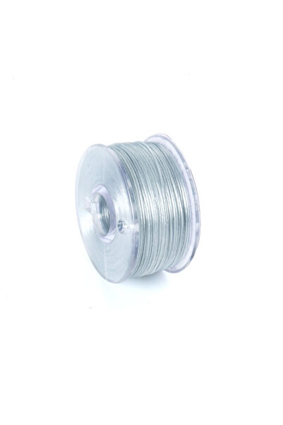 Choice خيط خرز غير مطاطي رمادي فاتح، 50 ياردة/لفة، مثالي لصنع الأساور والمجوه...