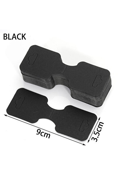 Choice بطاقة عرض فارغة قابلة للطي من ورق كرافت أسود 02، 50 قطعة، لعرض أسعار ا...