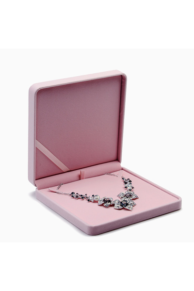 Choice Pink Necklace L Oirlv Velvet Ring Box Classical Earring Necklace Bangl...