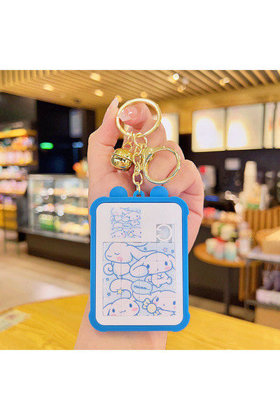Miniso 8 cm D Cartoon Palm Jigsaw Puzzle Key Chain Students Decompress Small ...