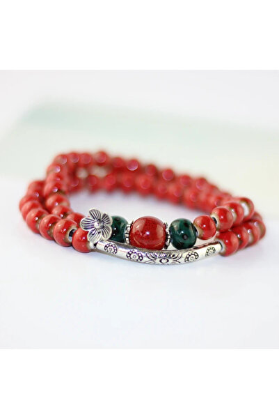 Choice ASL70120R سوار مرن من الفضة العتيقة متعدد الألوان من الأحجار الطبيعية ...