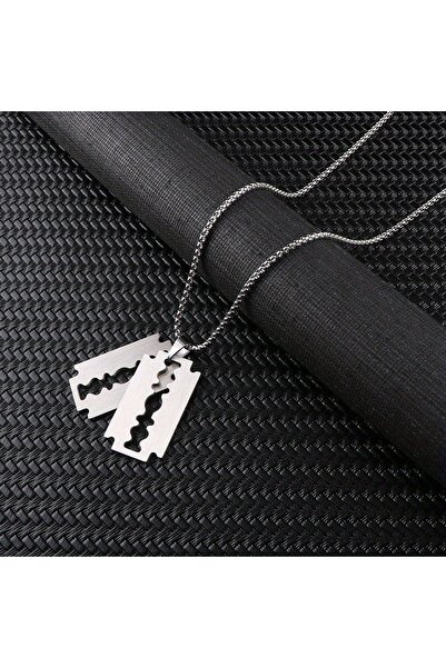 Choice قلادة أنيقة مخصصة من الفولاذ التيتانيوم مع قلادتين بتصميم هيب هوب بانك...