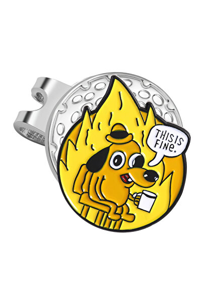 Choice مشبك قبعة جولف معدنية مكسيكية عتيقة من الطراز 5، رسوم متحركة، أفلام خي...