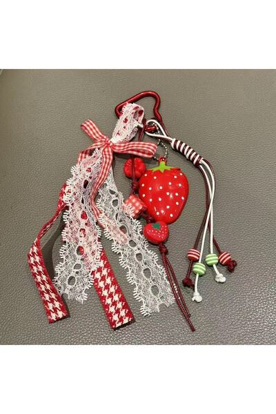 Choice Red Japanese New Ins Style Strawberry Bag Hanging Chain Pendant Small ...