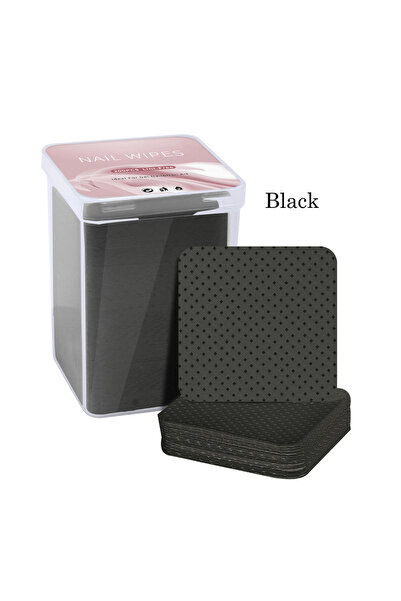 choice2 Black-200pcs Lint-Free Nail Polish Remover Cotton Wipes UV Gel Tips R...