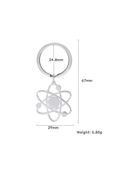 Choice Atom SKYRIM The Bigbang Theory Atom Key Chain Women Men Stainless Stee...