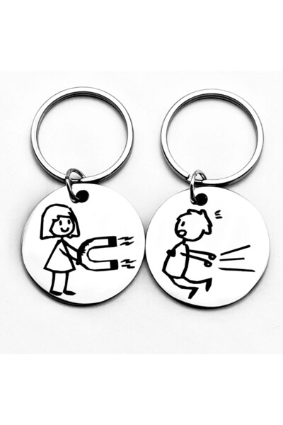 Choice 93T-94T 2pcs, I have magnets that will capture your heart, keychains, ...