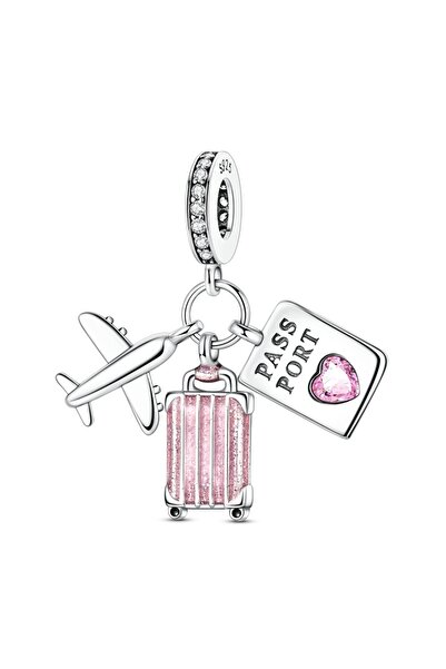 Choice12 KTC1691 925 Sterling Silver Charms Bead Plane Elephant Crab Chameleo...