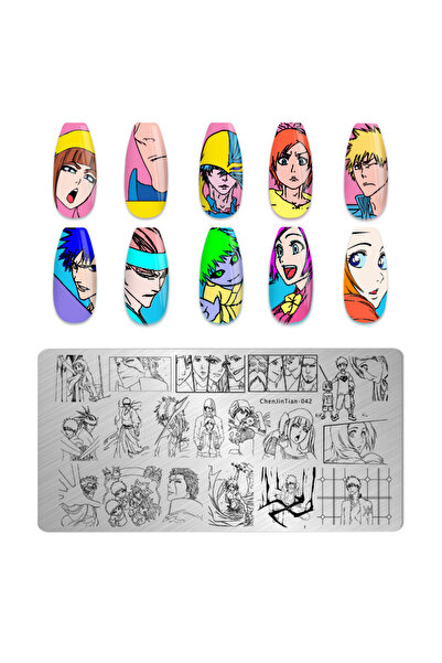Choice CJT-042 لوحة ختم أظافر شخصية كرتونية لوحات رسم صور فن الأظافر أداة ختم طلاء St