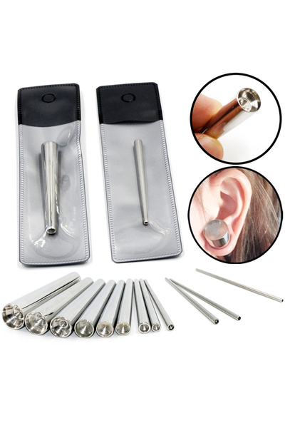 Choice دبوس إدخال مدبب مقعر من الفولاذ الجراحي 316L، مقاس 2 مم (12 غرام)، قطع...