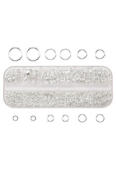 Choice DN653-2 1050 قطعة حلقات قفز مفتوحة مطلية بالألوان مجموعة واحدة من الصن...