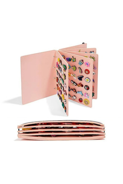 Choice دبوس بروش من اللباد الوردي، صندوق تخزين لعرض الكتب، حامل شارة معدنية، ...