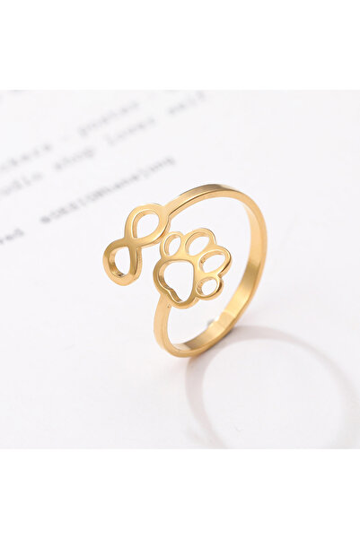 Choice خاتم من الفولاذ المقاوم للصدأ N7879 بتصميم كرتوني على شكل مخلب كلب رمز...