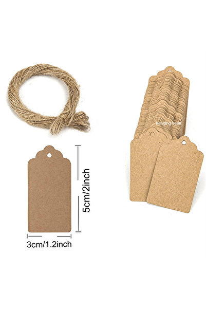 Choice 17 100 قطعة شكرًا لك على الاحتفال معنا بطاقة تعليق، ملصق مصنوع يدويًا،...